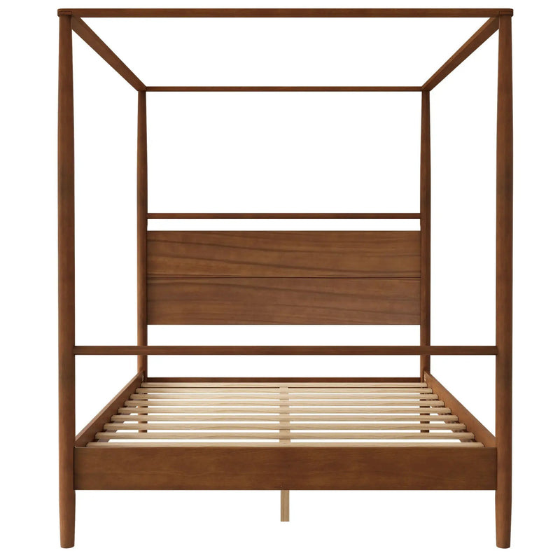 Canopy Bed Frame With 4 Posters by HouseOfZazla