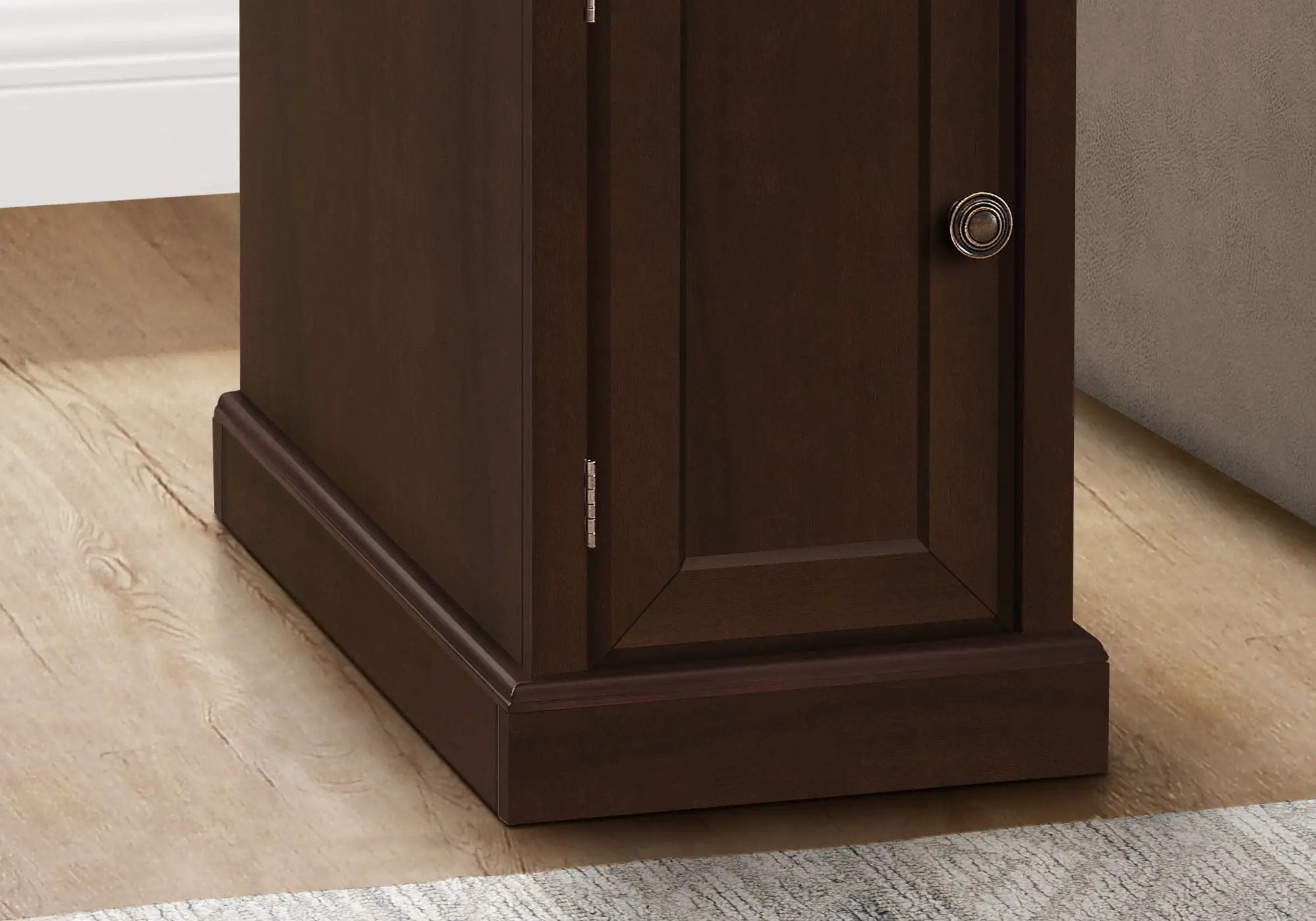 Accent End Table, Storage Drawer, Versatile Design - Espresso by HouseOfZazla