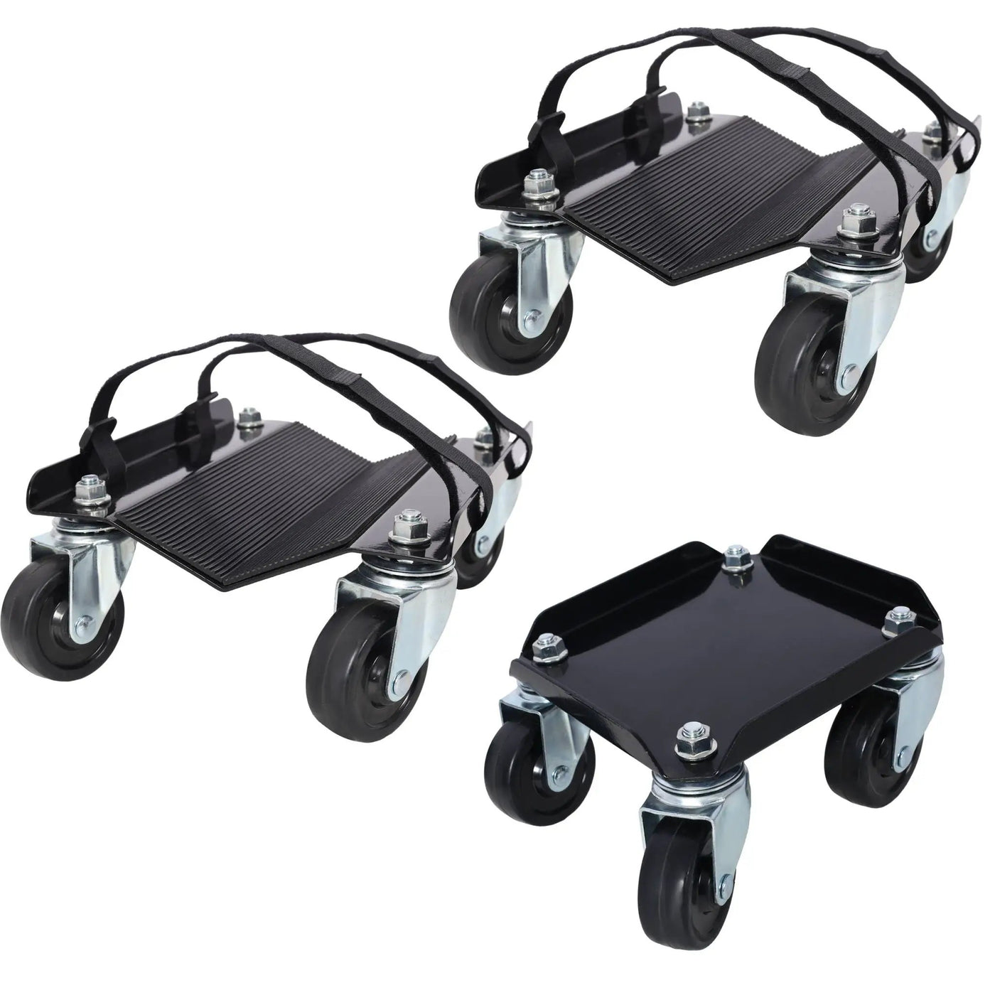 Heavy Duty Steel Snowmobile Dolly with V Slide and Swivel Casters by HouseOfZazla