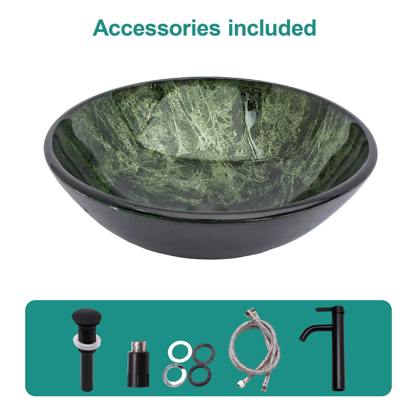 Vessel Sink With Faucet And Pop-Up Drain by HouseOfZazla