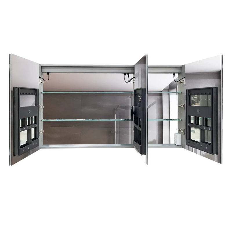 60 x 36 Inch LED Lighted Bathroom Medicine Cabinet by HouseOfZazla