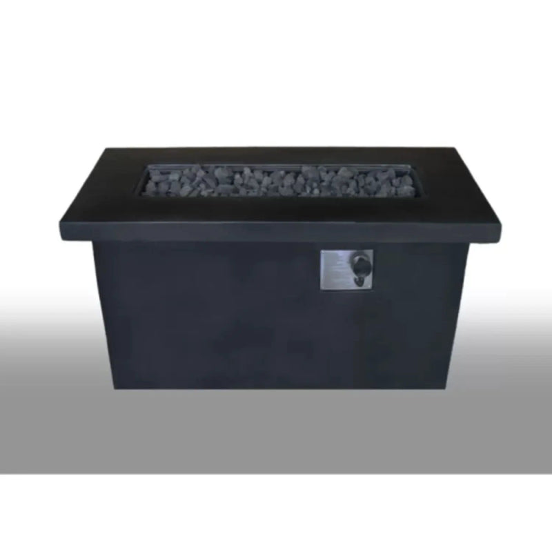 Propane / Natural Gas Outdoor Fire Pit Table - Charcoal by HouseOfZazla
