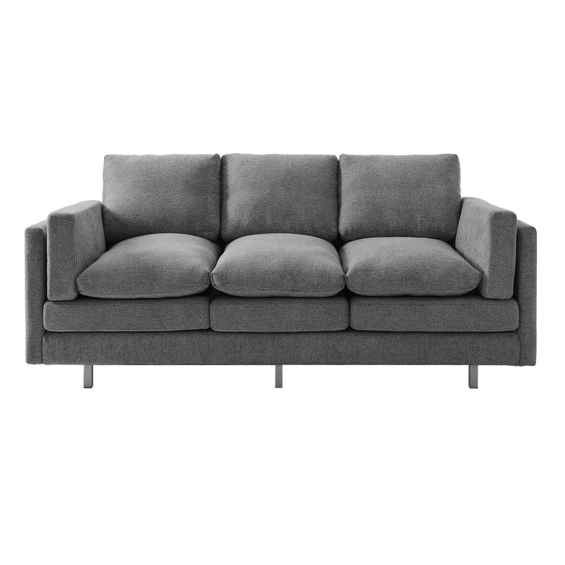 3 Seater Sofa With Dual Layer Seat Cushions by HouseOfZazla