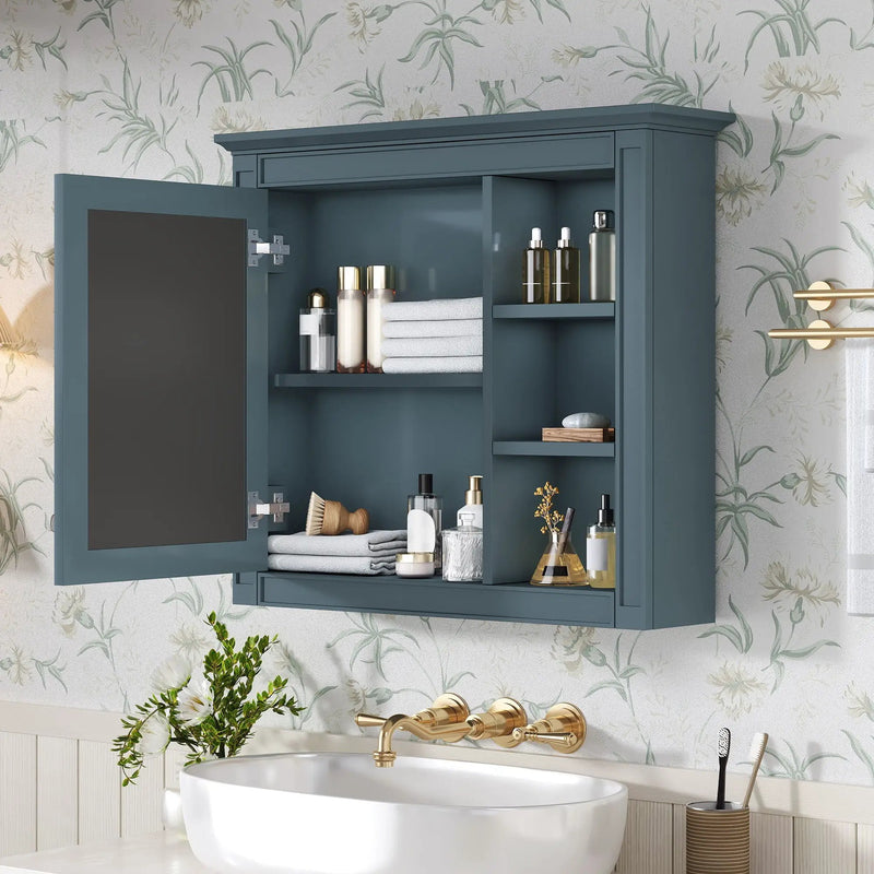Modern Wall-Mounted Medicine Cabinet With Mirror by Unique Piece Furniture