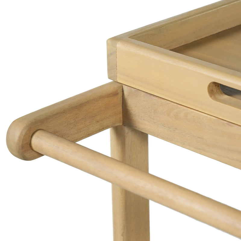 Saratoga Outdoor Rolling Bar Cart by HouseOfZazla
