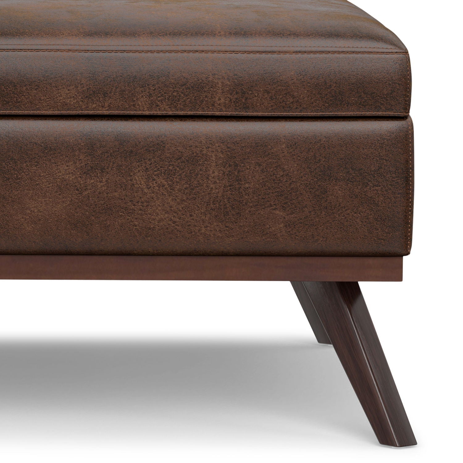 Owen - Multifunctional Square Coffee Table Storage Ottoman by HouseOfZazla