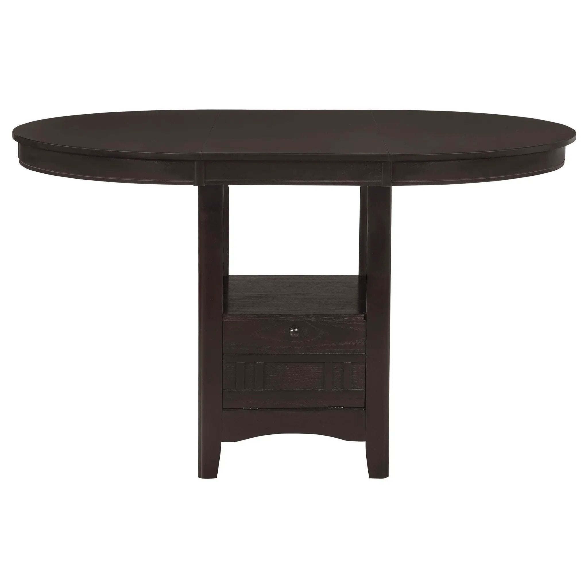 Lavon 5-piece Oval Counter Height Dining Set Espresso by Unique Piece Furniture