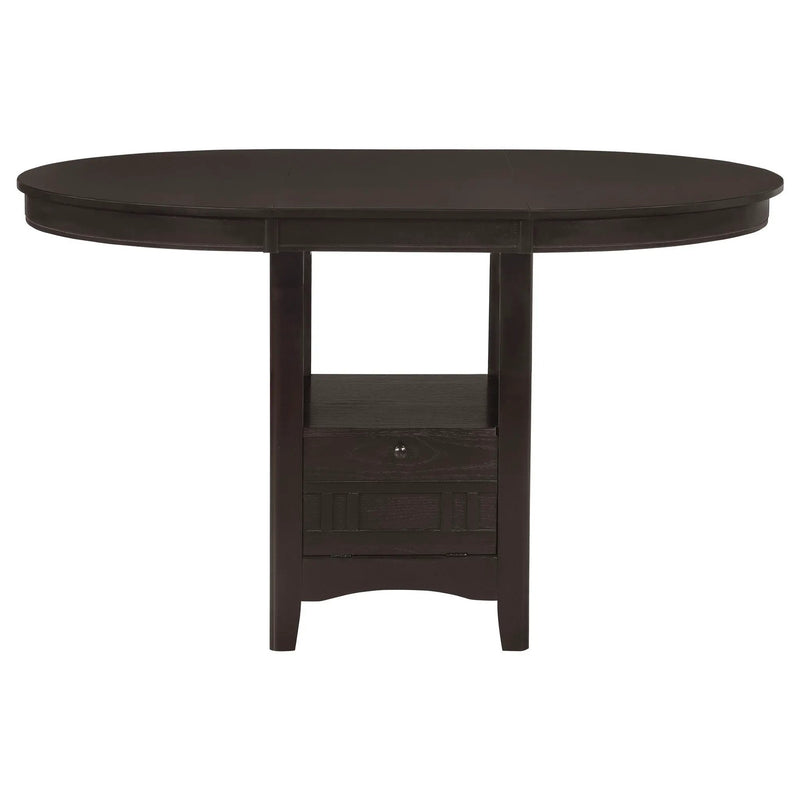 Lavon 5-piece Oval Counter Height Dining Set Espresso by Unique Piece Furniture