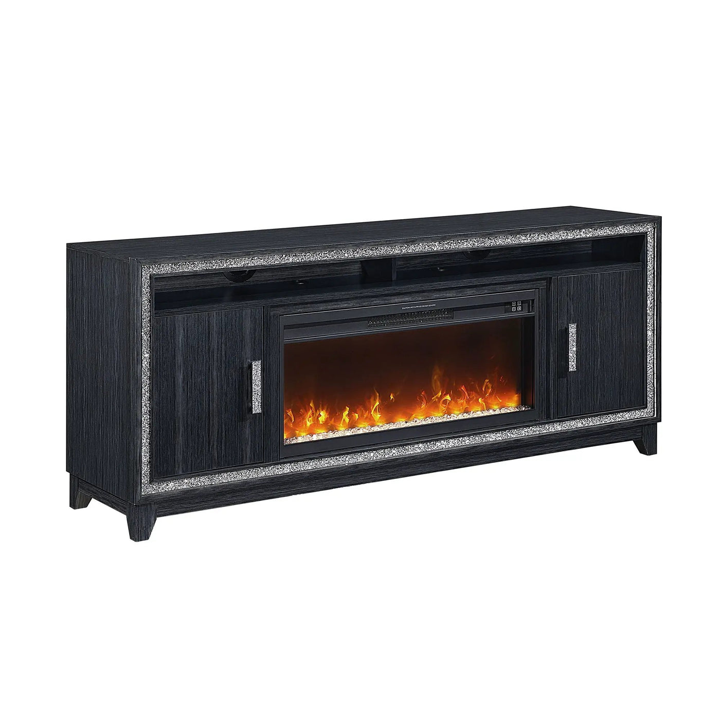 Almera - Fireplace With Adjustable Temperature And LED Options by Unique Piece Furniture