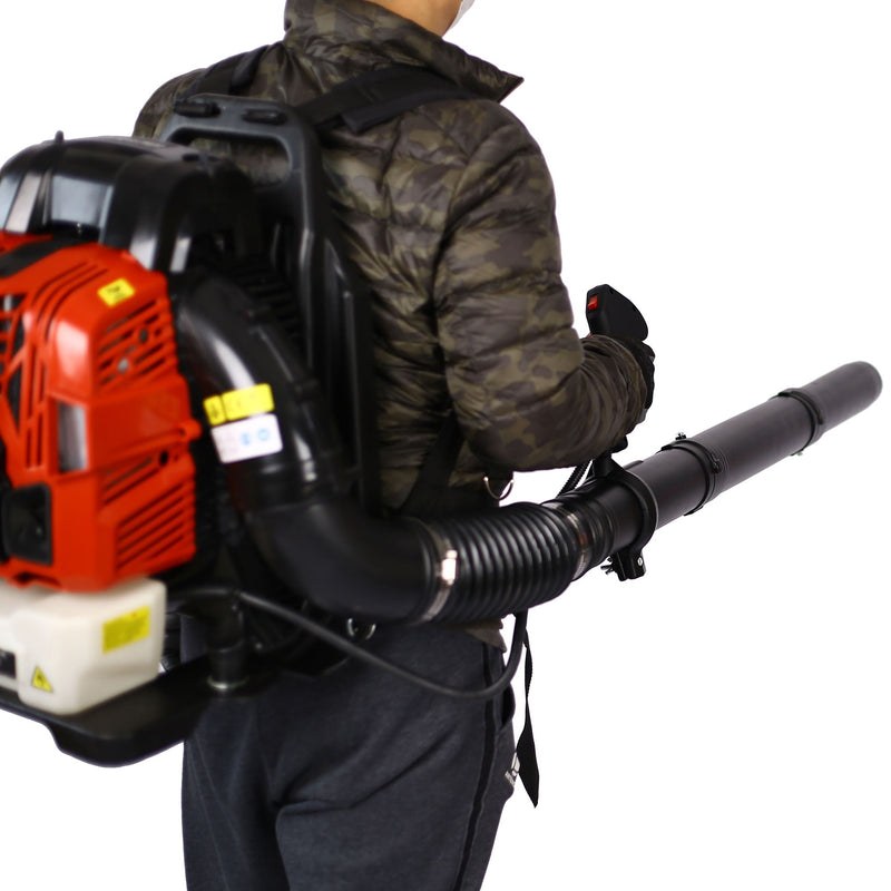 Powerful 76Cc 4 Stroke Gasoline Blower Epa Compliant Red Plastic - Red by HouseOfZazla
