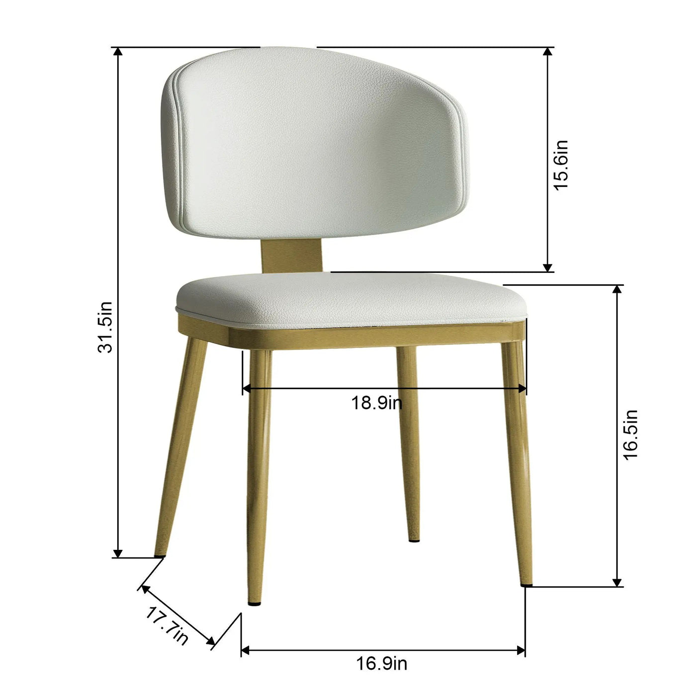 Modern Dining Chairs For Kitchen (Set of 2) by HouseOfZazla
