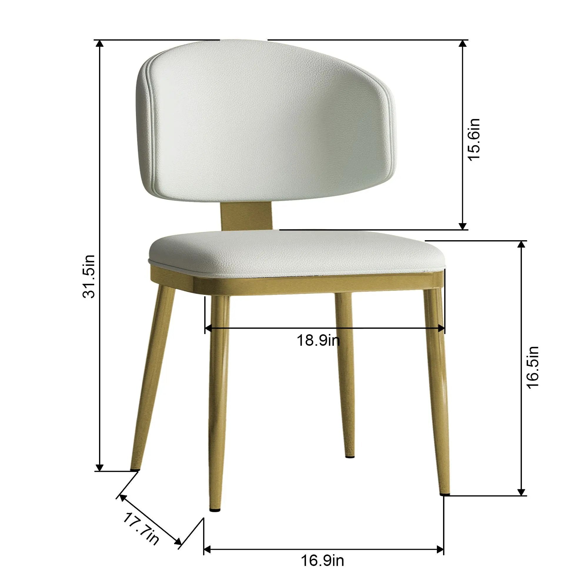 Modern Dining Chairs For Kitchen (Set of 2) by HouseOfZazla