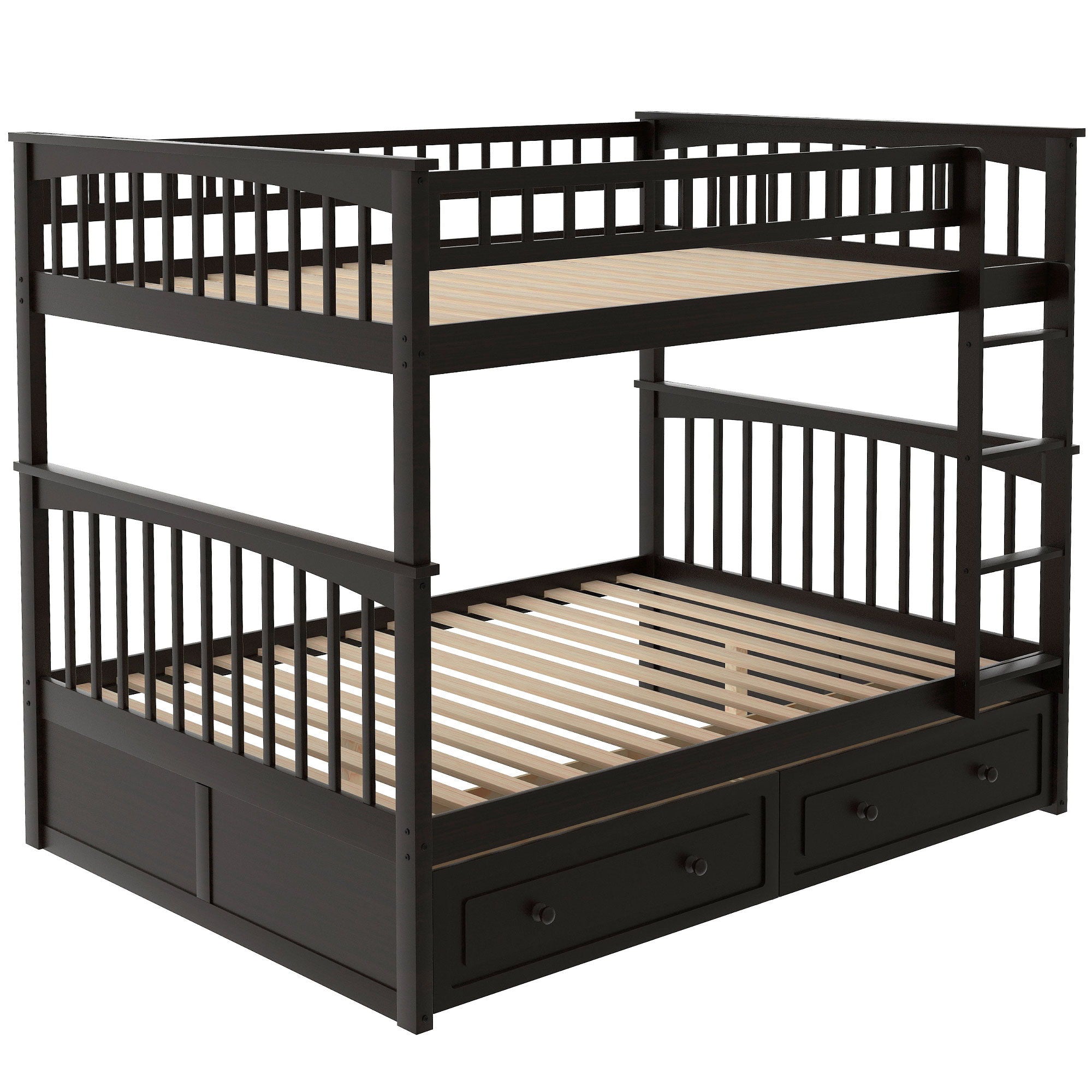 Bunk Bed With Drawers, Convertible Design by HouseOfZazla