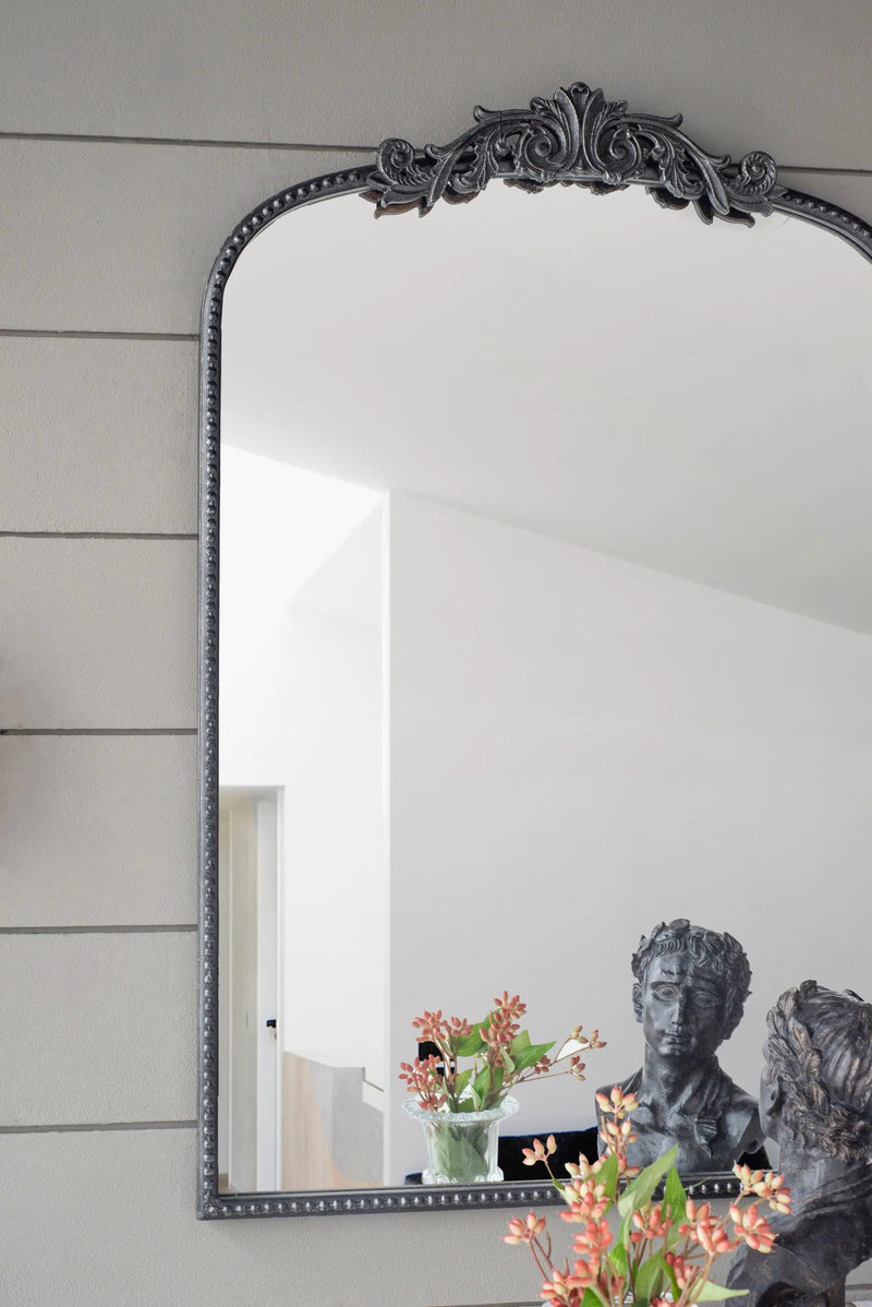 The Baroque Ébonisé™ Grand Wall Mirror by HouseOfZazla