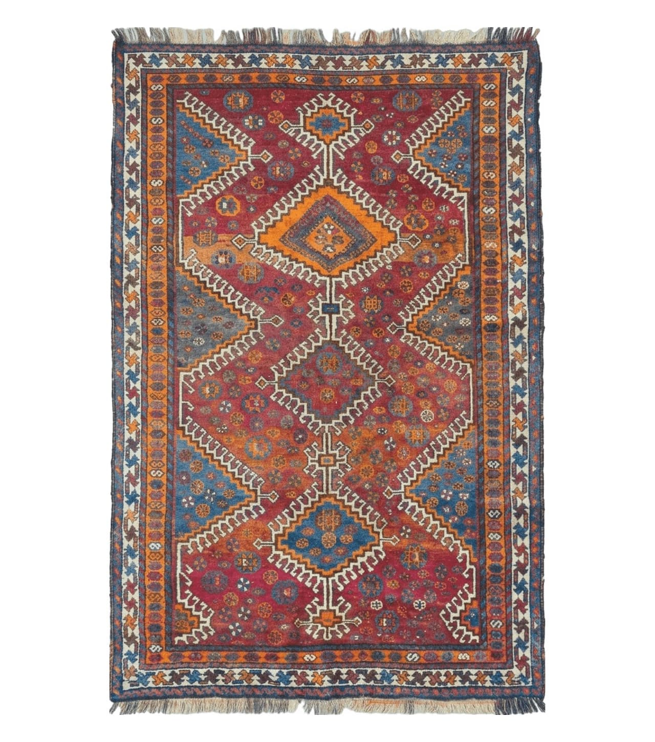 4' X 7' Antique Handmade Tribal Turkish Wool Rug Nice by Jewel Rugs
