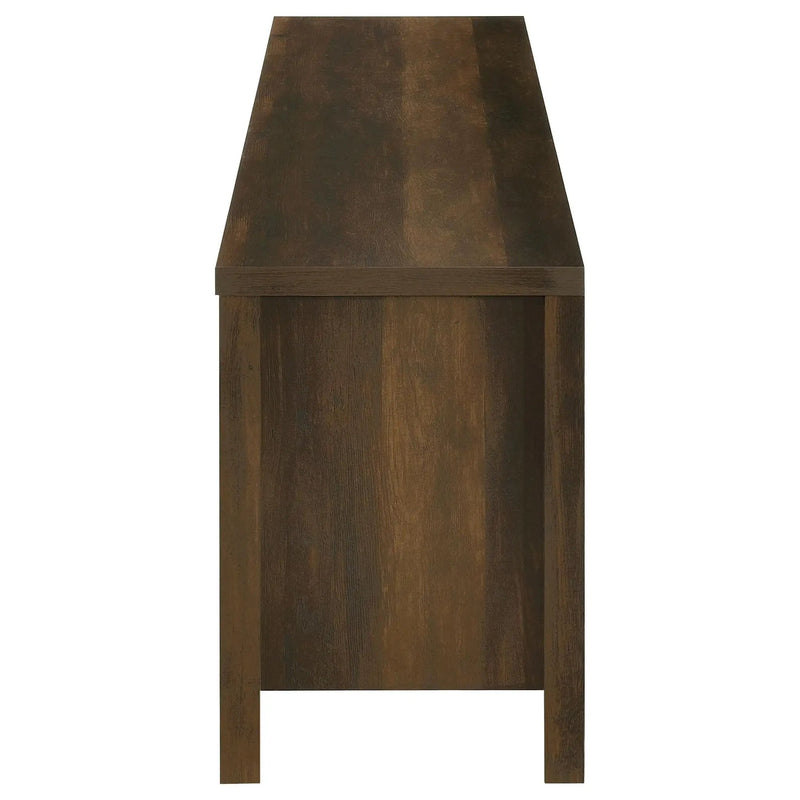 Carey 79-inch TV Stand Fireplace Media Console Dark Pine by Unique Piece Furniture