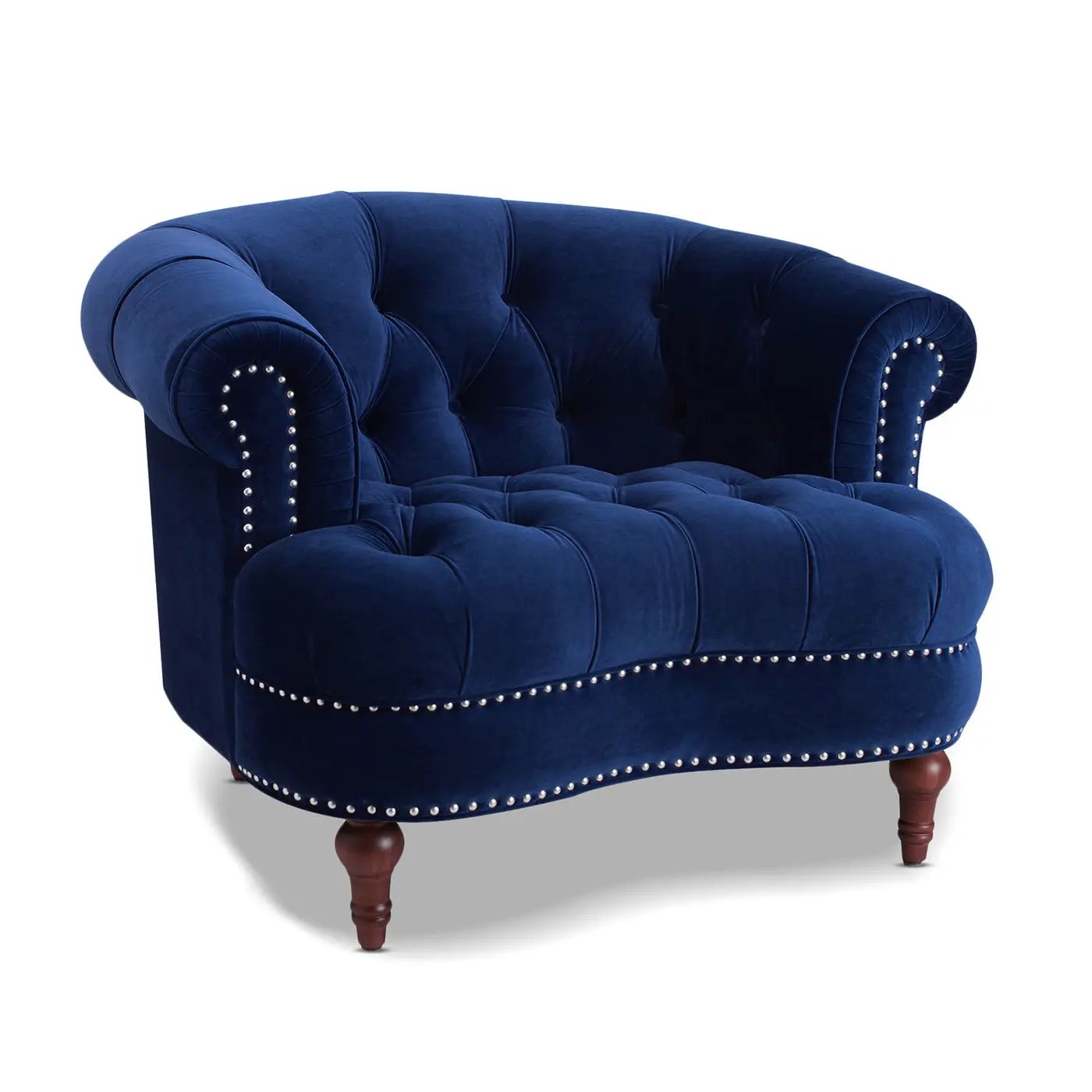 La Rosa - Victorian Tufted Upholstered Accent Chair by HouseOfZazla