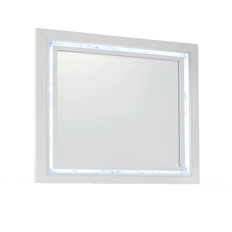 Skye - Marble Mirror - White by HouseOfZazla