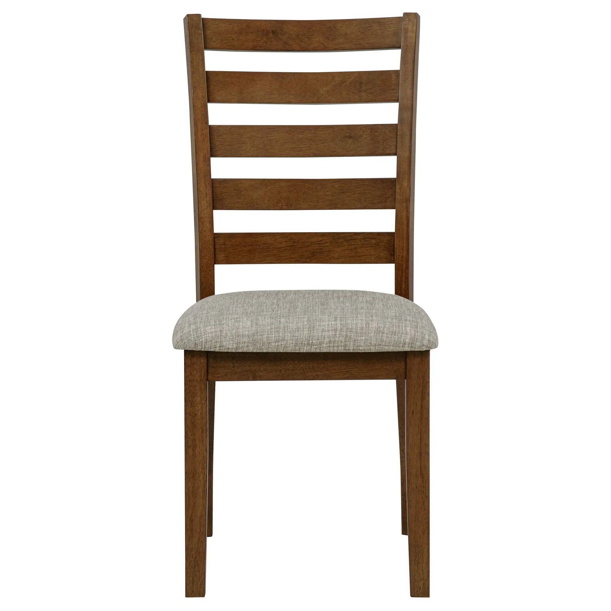 Atwood Wood Dining Side Chair Upholstered Seat Warm Brown by Unique Piece Furniture