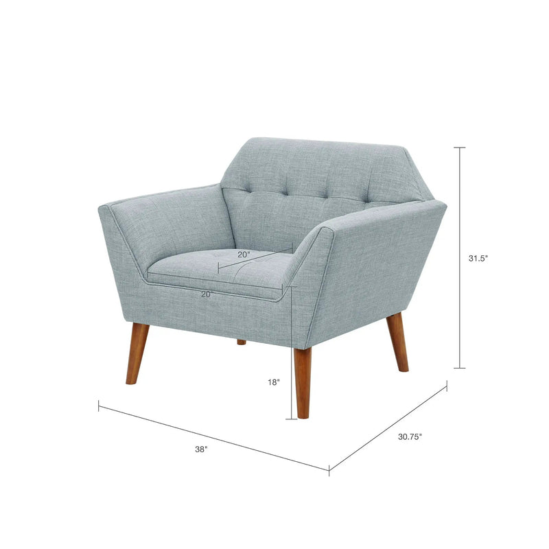 Modern Lounge Chair With Button Tufting by HouseOfZazla