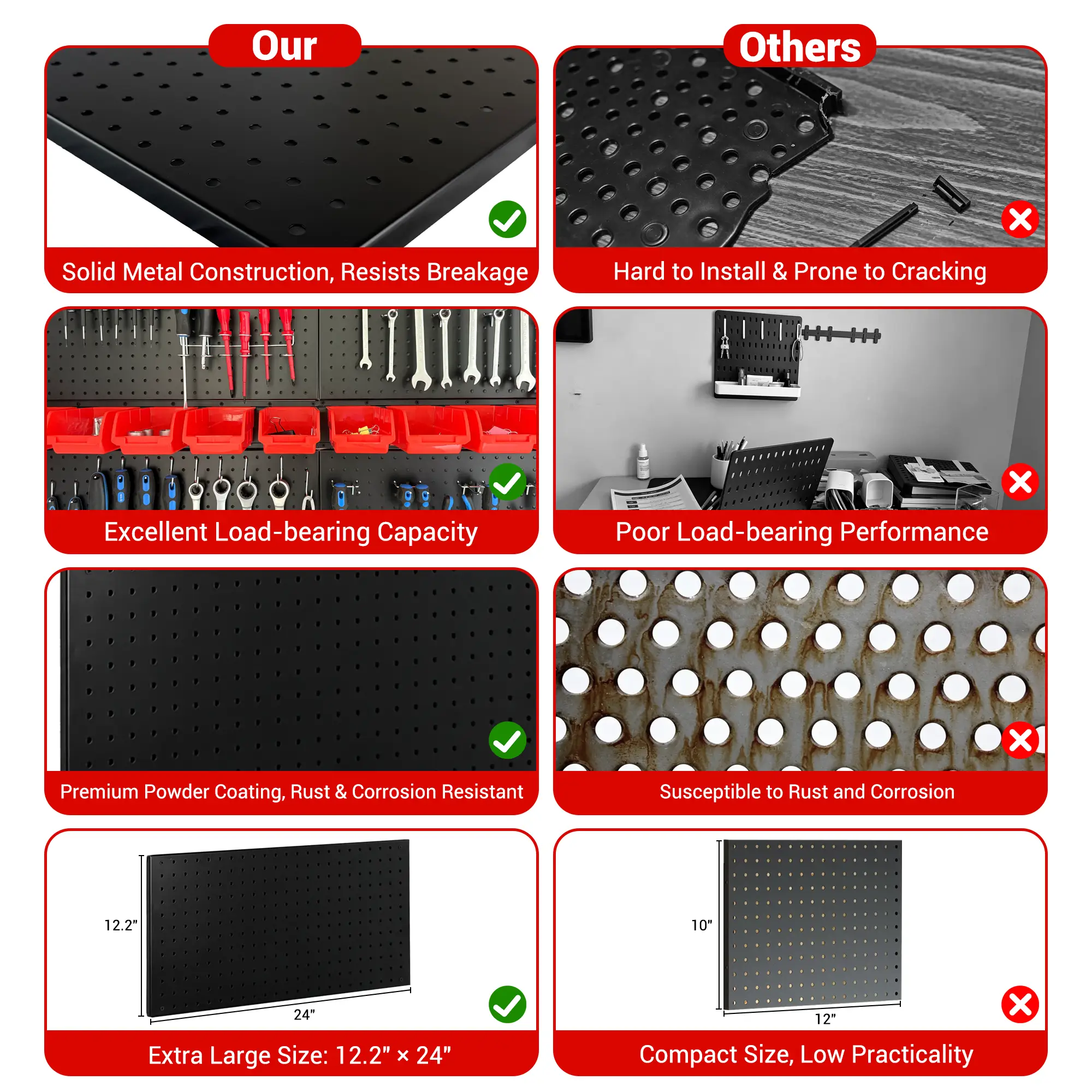 Pegboard Wall Organizer by HouseOfZazla