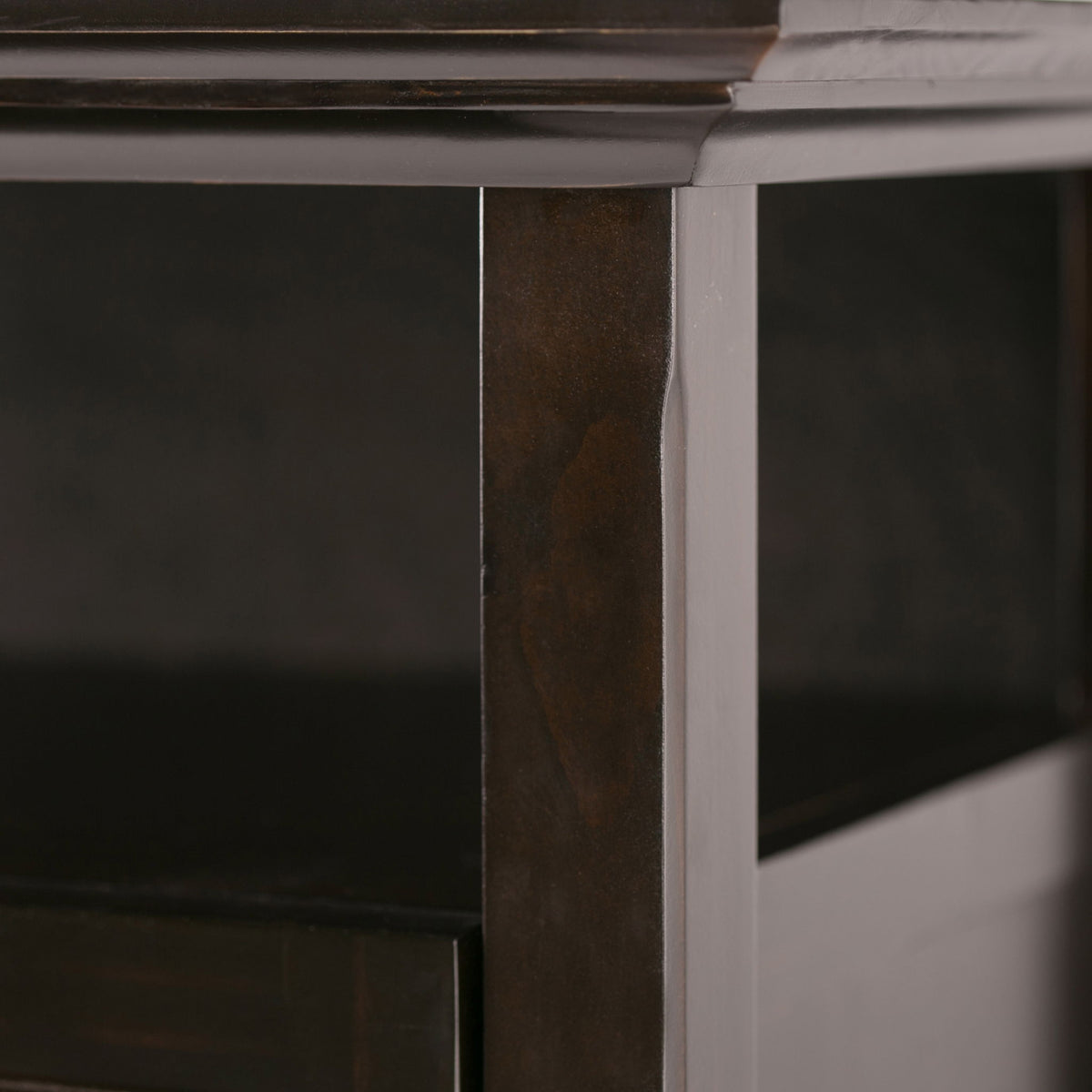 Handcrafted Solid Wood TV Stand with Adjustable Shelves - Multiple Colors, photo 22 of 40