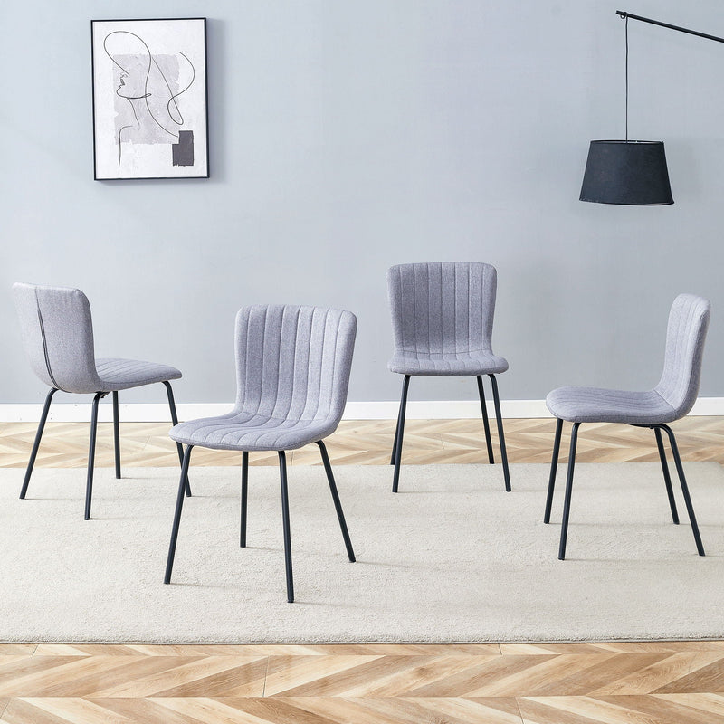 Luxury Minimalist Dining Chairs (Set of 4), photo 6 of 9