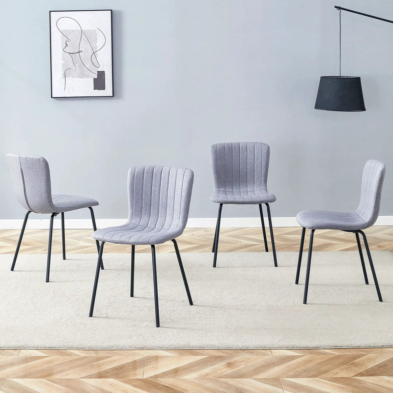 Luxury Minimalist Dining Chairs (Set of 4) by HouseOfZazla