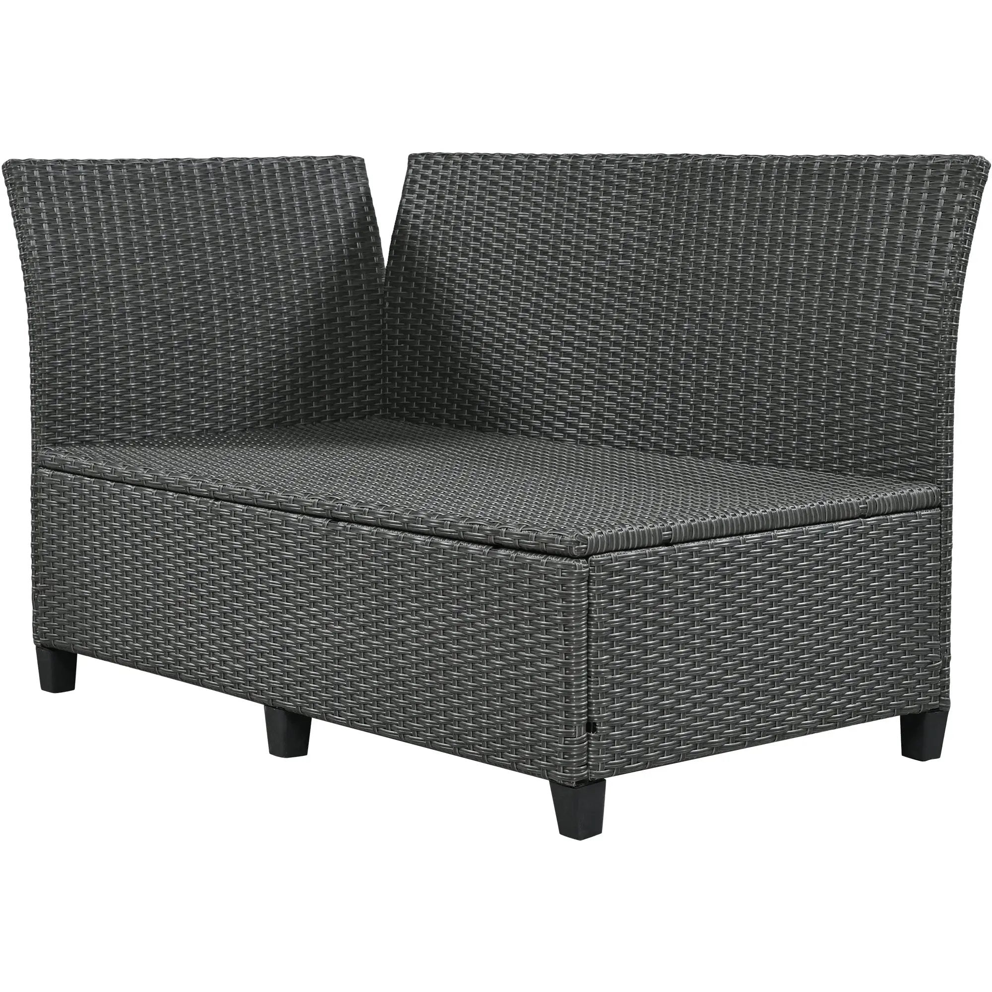 Tomax 5-Piece Outdoor Patio Rattan Sofa Set by HouseOfZazla