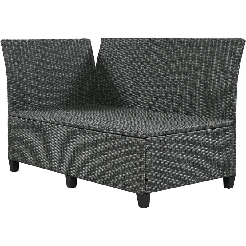 Tomax 5-Piece Outdoor Patio Rattan Sofa Set by HouseOfZazla