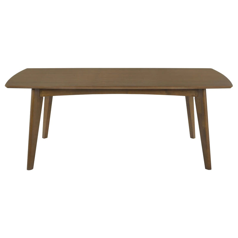 Malone Rectangular 78-inch Wood Dining Table Dark Walnut by Unique Piece Furniture
