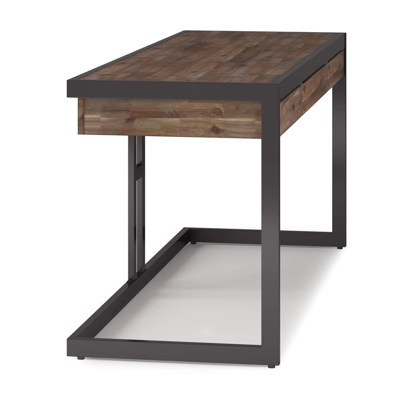 Erina - Large Desk - Rustic Natural Aged Brown by Unique Piece Furniture