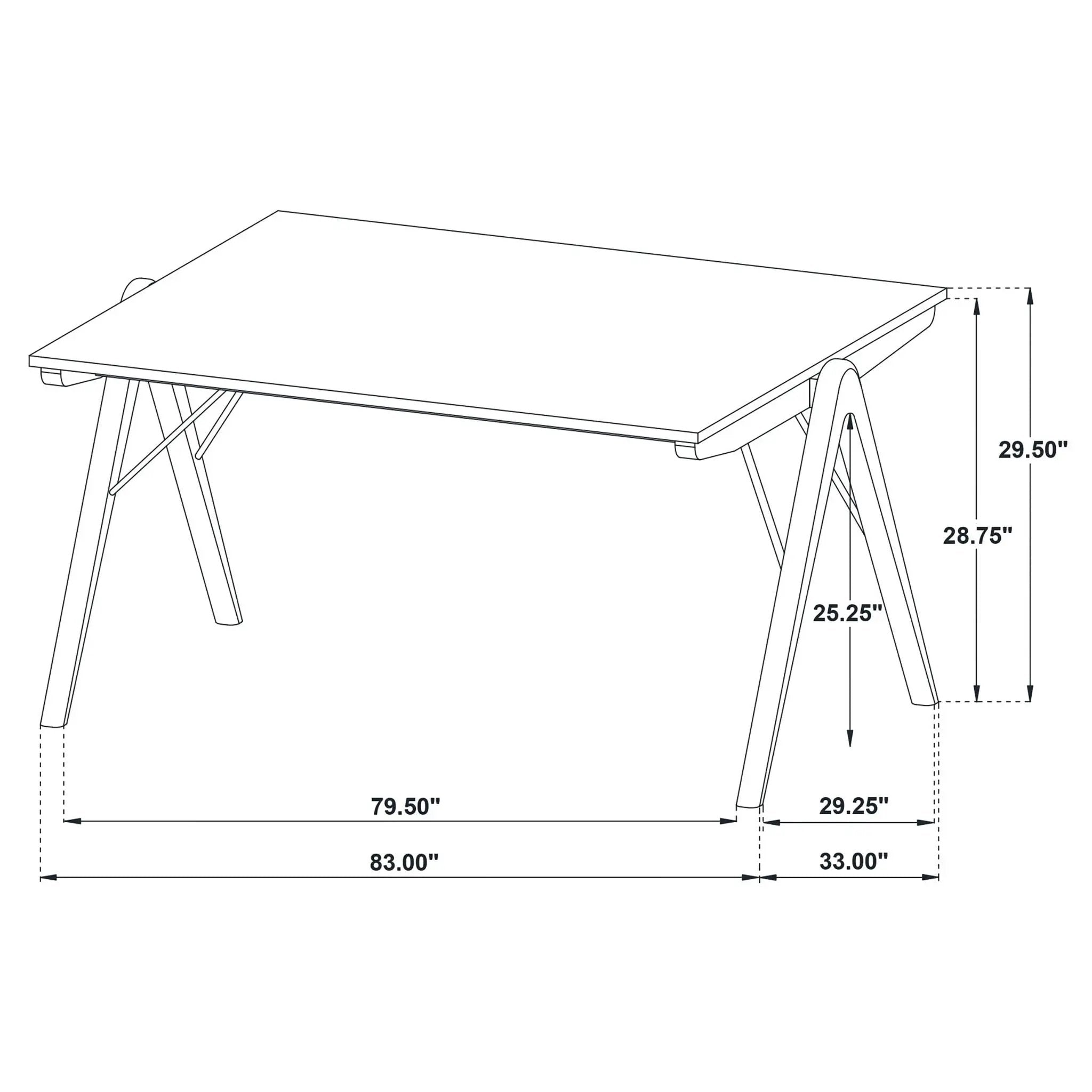 Randolph 79-inch Rectangular Dining Table Sheesham and Brown by Unique Piece Furniture