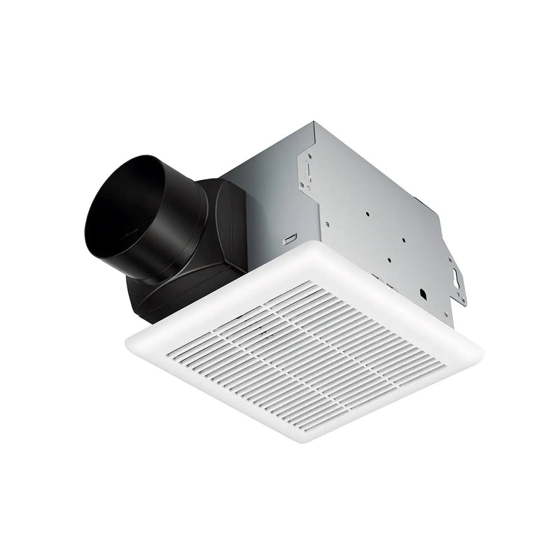 80 CFM Bathroom Exhaust Fan with Metal Housing and 4 Inches Duct by DirectDeals