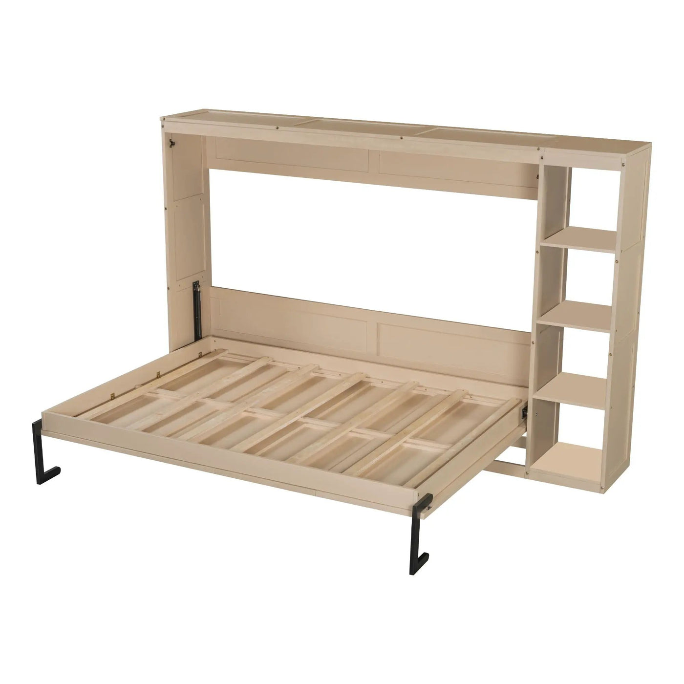 Murphy Bed With Bookshelf And Storage by HouseOfZazla