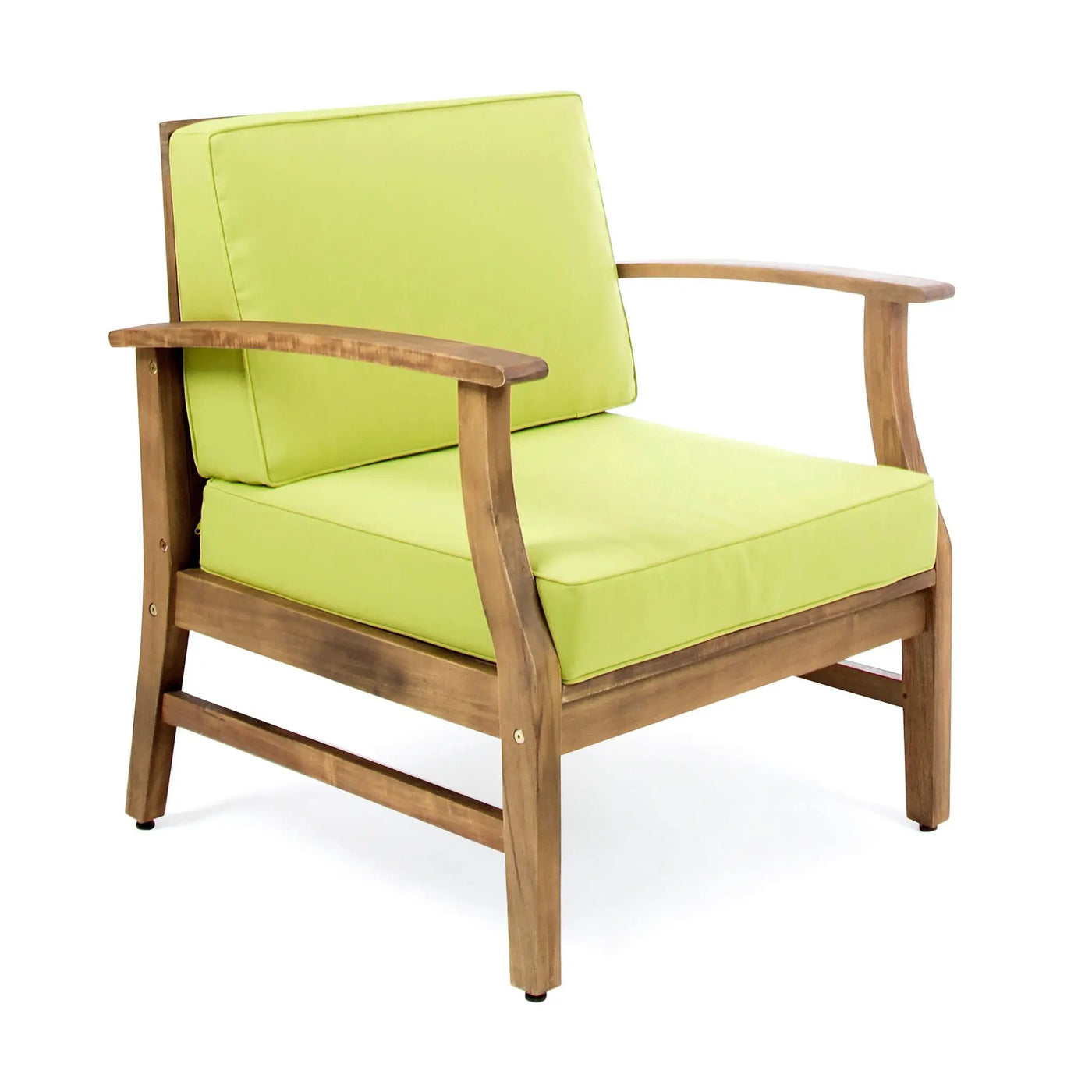 Perla Contemporary Club Chair with Water Resistant Cushion by HouseOfZazla