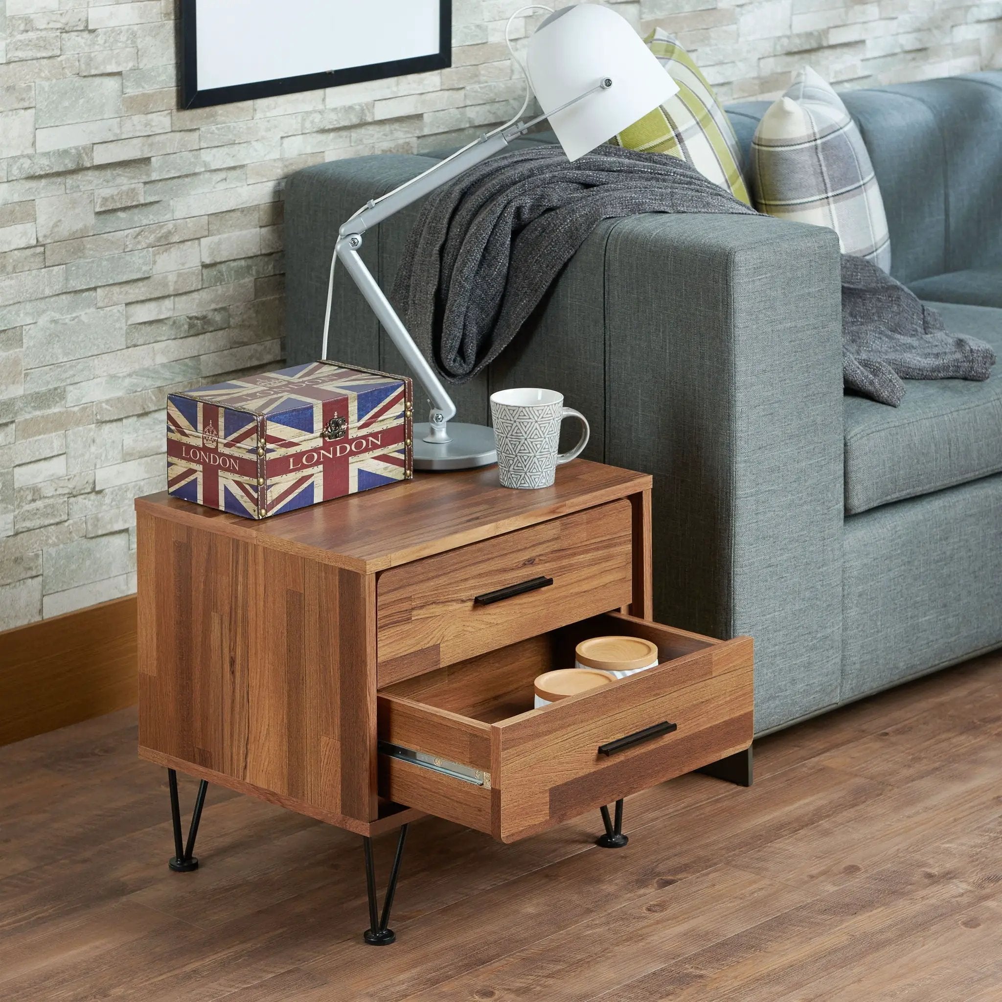 Deoss - Accent Table - Walnut by Unique Piece Furniture