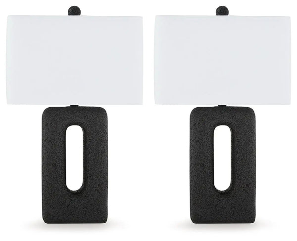 Wimmings - Poly Table Lamp (Set of 2) - Black