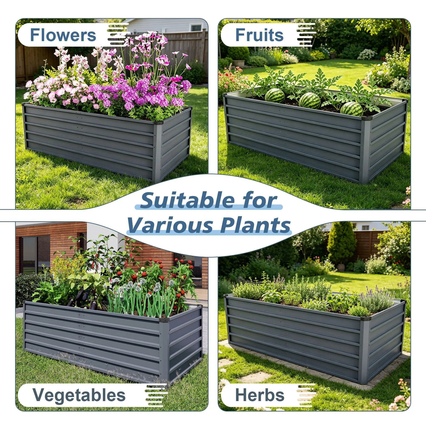 Large Garden Bed For Outdoor by HouseOfZazla