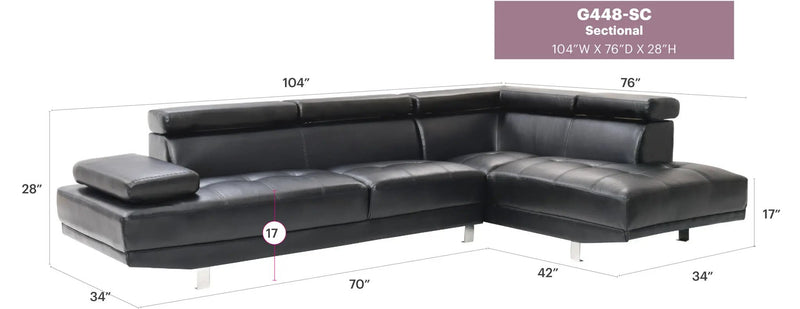 Riveredge - Comfort Sectional by Unique Piece Furniture
