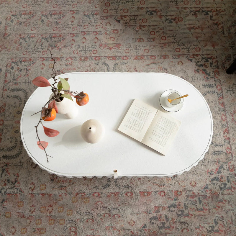Fluted Storage Table with Lift-Off Lid by HouseOfZazla