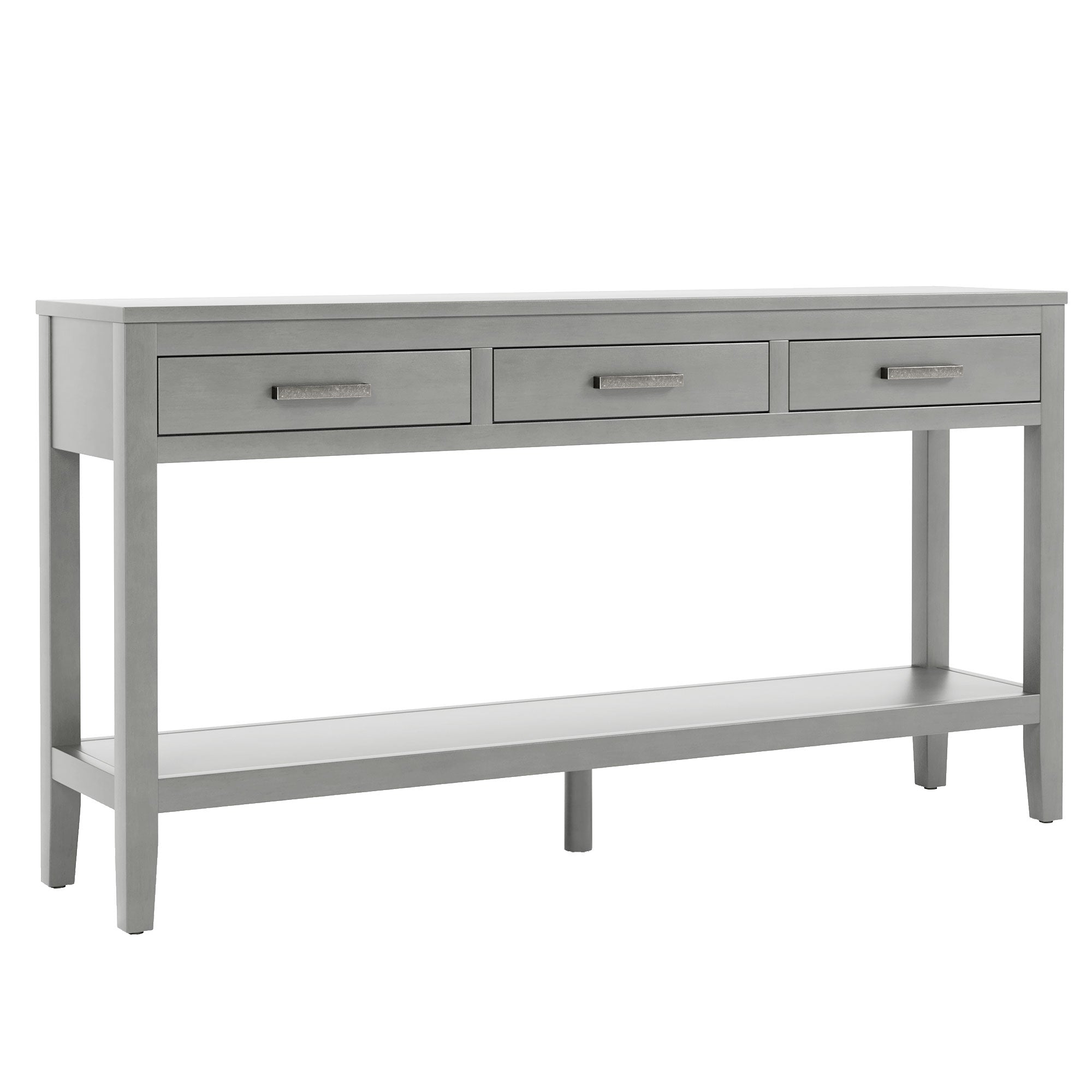 U_STYLE 59.1'' Farmhouse Entryway Table with 3 Drawers by HouseOfZazla