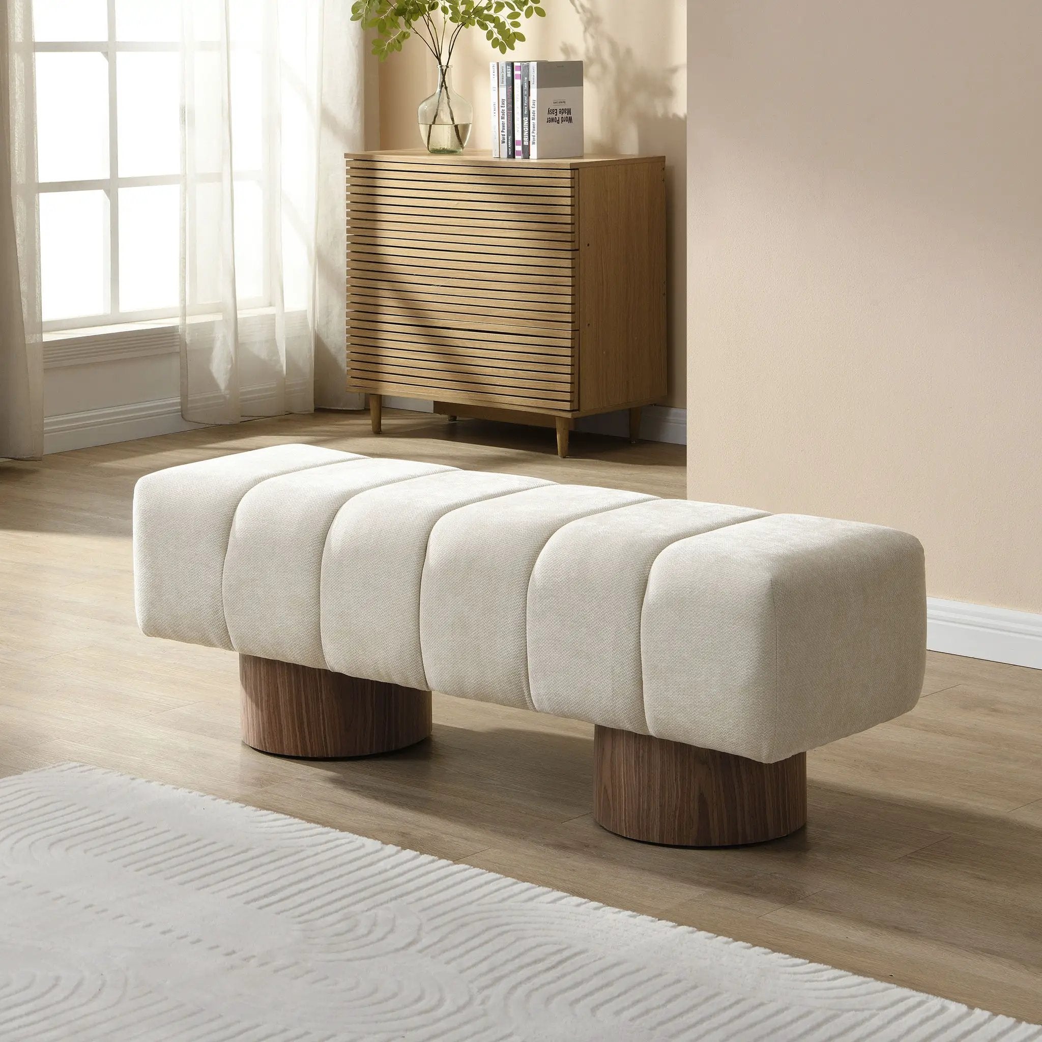 Upholstered Dining Bench For Dining Room by Unique Piece Furniture