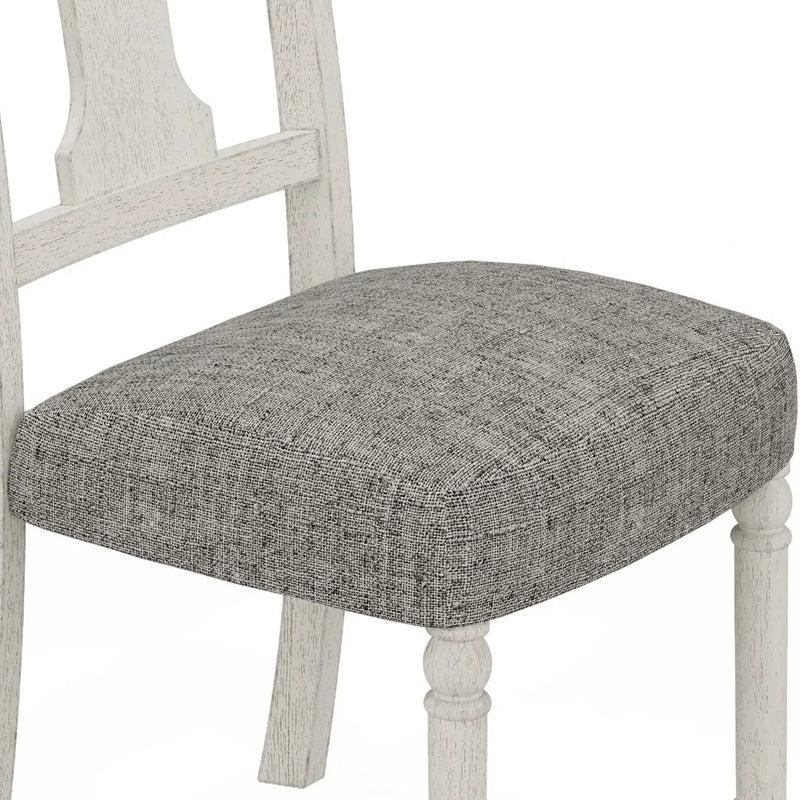 Tannen - Dining Side Chair (Set of 2) - White And Gray by Unique Piece Furniture