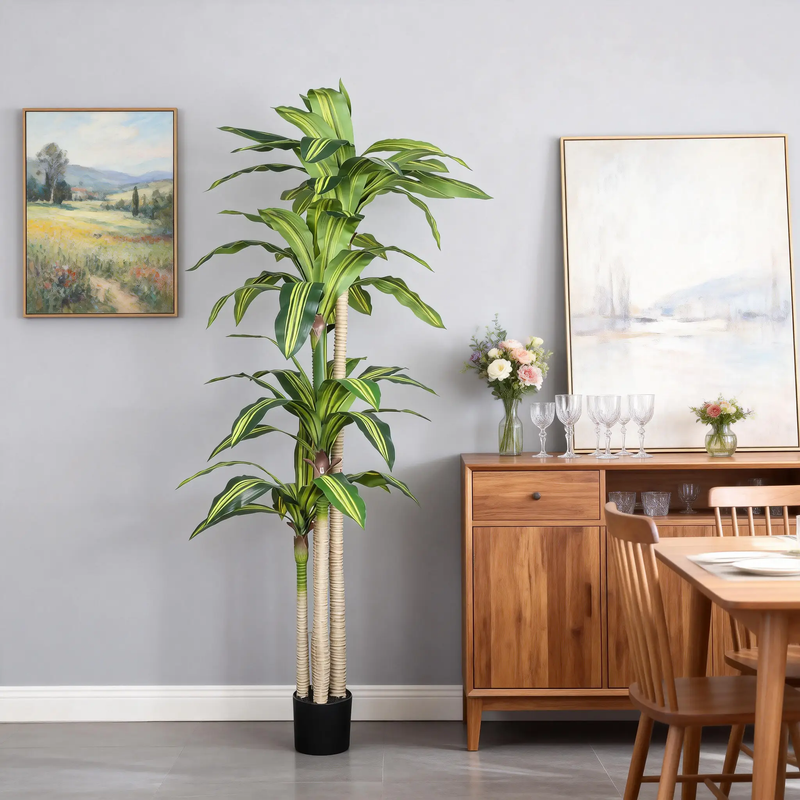 6' Artificial Dracaena Tree by HouseOfZazla