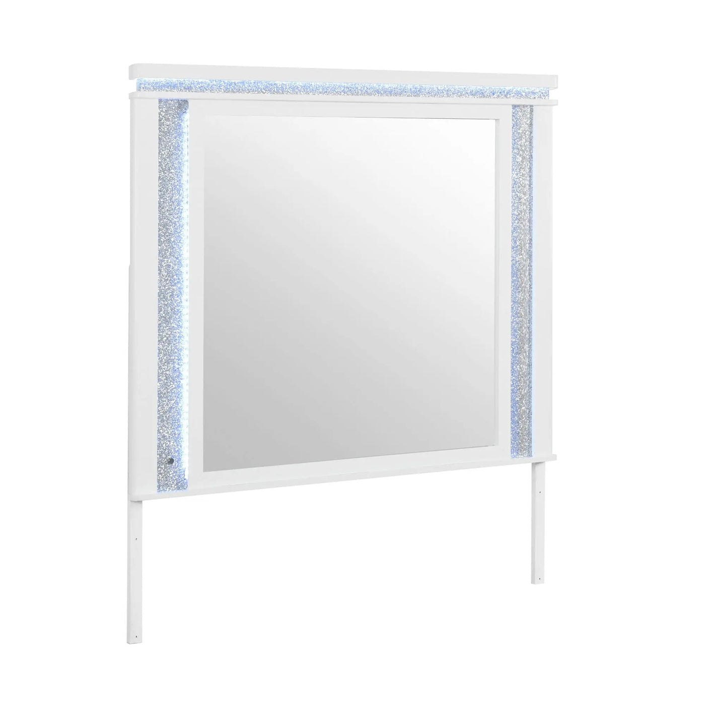 Adalid - 5 Pieces Bedroom Set With LED Lights And Glittered Detailing by Unique Piece Furniture
