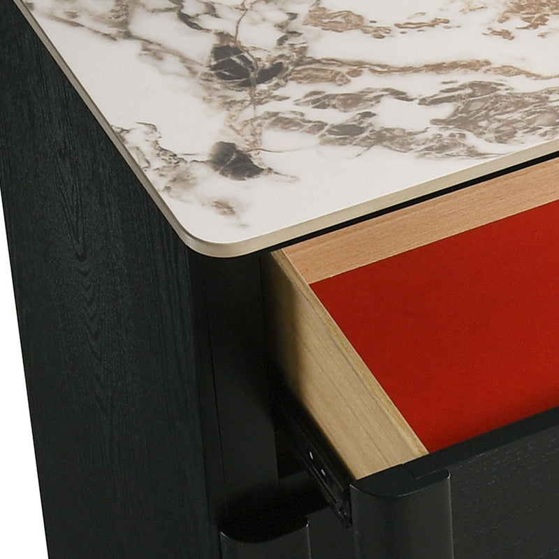 Opel - 5 Drawer Chest - Black by HouseOfZazla