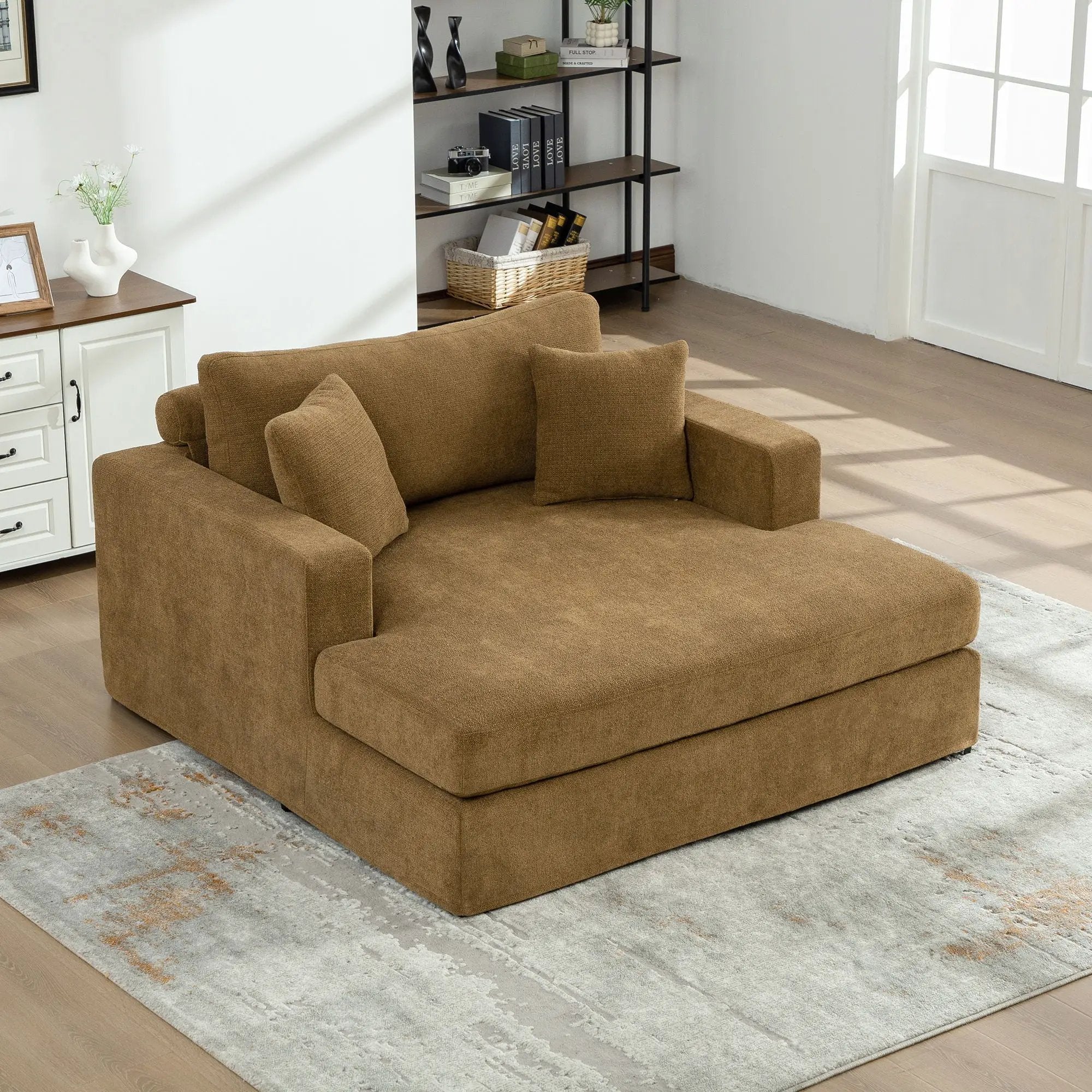 Modern Aesthetic Wide Sofa Bed by HouseOfZazla
