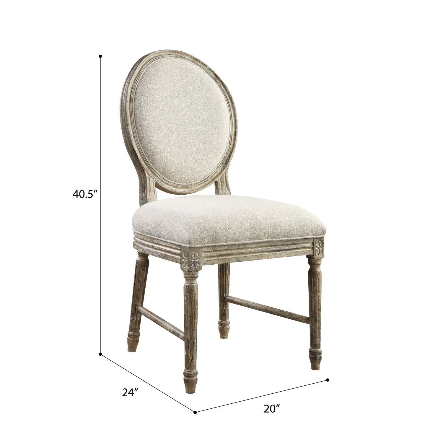 Upholstered Dining Chairs (Set of 2) - Brown by Unique Piece Furniture