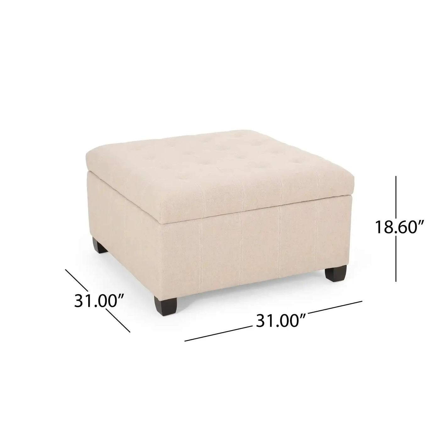 Isabella - Contemporary Ottoman With Storage by HouseOfZazla